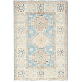 Tappeto Originale Kazak Afghanistan 59x87 Azzur