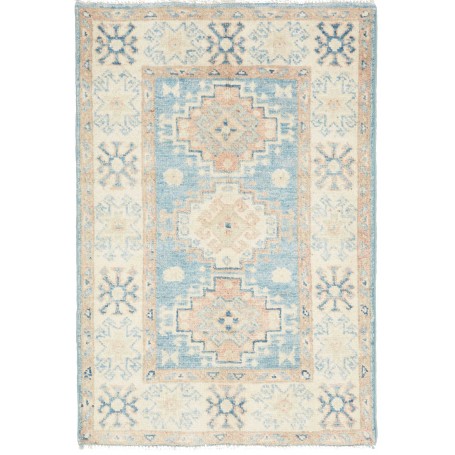 Tappeto Originale Kazak Afghanistan 59x87 Azzur