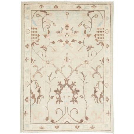 Tappeto Originale Kazak Afghanistan 86x119 Crem