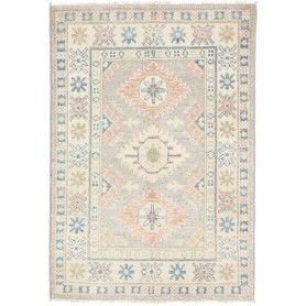 Tappeto Originale Kazak Afghanistan 65x93 Grigi