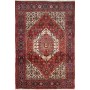 Tappeto Gholtugh Persia Geometrico Rosso Blu 125x188 Cm