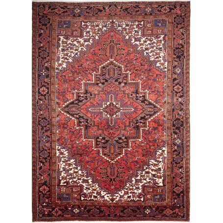 Tappeto Gorawan Persia Medaglione Rosso Nero 240x333 Cm