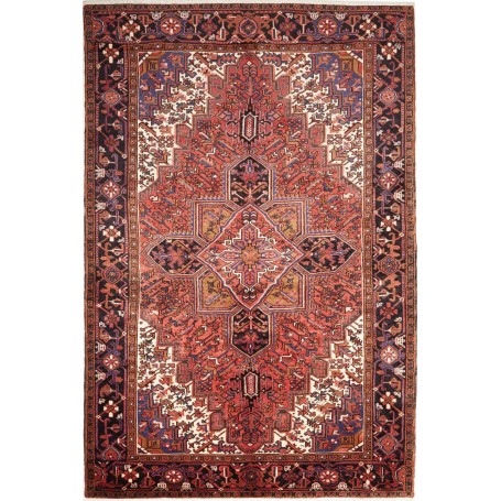 Tappeto Gorawan Persia Medaglione Terracotta Indaco 204x308
