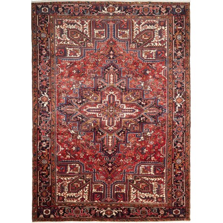 Tappeto Gorawan Persia Geometrico Rosso Blu 240x343 Cm