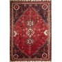 Tappeto Geometrico Rosso Blu 227x328 Cm