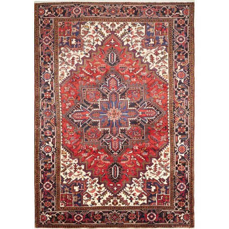 Tappeto Gorawan Persia Geometrico Rosso Blu 207x290 Cm