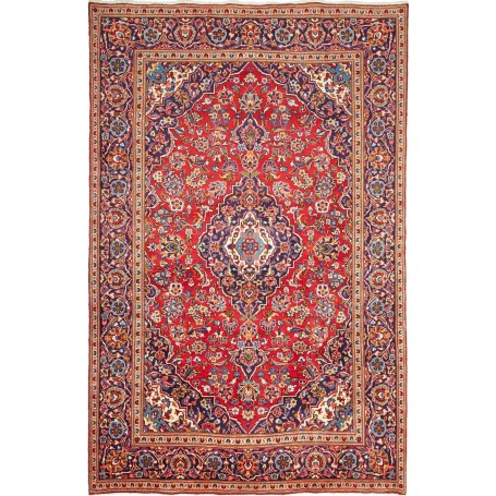 Tappeto Ardakan Persia Medaglione Rosso Blu 197x304 Cm