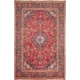 Tappeto Ardakan Persia Medaglione Rosso Blu 197x304 Cm