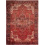 Tappeto Gorawan Persia Geometrico Rosso Blu 255x352 Cm