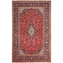 Tappeto Ardakan Persia Medaglione Rosso Blu 198x314 Cm