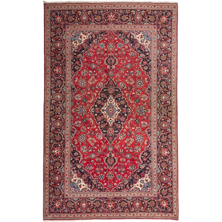 Tappeto Ardakan Persia Medaglione Rosso Blu 192x310 Cm