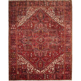 Tappeto Gorawan Persia Medaglione Rosso Blu 265x338 Cm