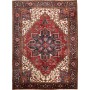 Tappeto Gorawan Persia Geometrico Rosso Blu 210x287 Cm