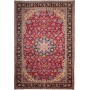Tappeto Nadjafabad Persia Medaglione Rosso Blu 220x330 Cm
