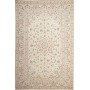 Tappeto Kashan Persia Medaglione Crema Azzurro 200x307 Cm