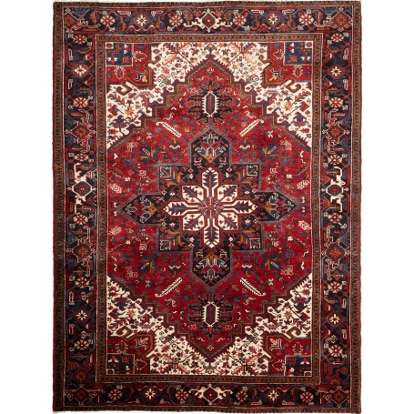 Tappeto Gorawan Persia Medaglione Rosso Blu 223x297 Cm