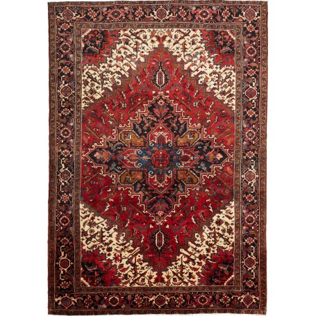 Tappeto Gorawan Persia Geometrico Rosso Blu 208x303 Cm