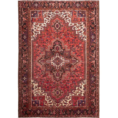 Tappeto Gorawan Persia Geometrico Rosso Blu 204x293 Cm