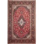 Tappeto Ardakan Persia Medaglione Rosso Blu 204x313 Cm