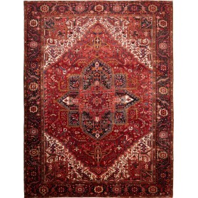 Tappeto Gorawan Persia Medaglione Rosso Blu 300x400 Cm
