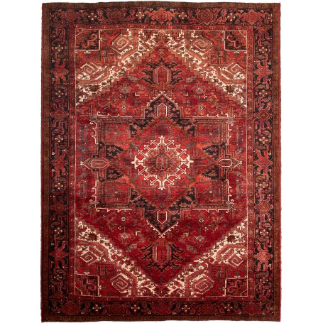 Tappeto Gorawan Persia Geometrico Rosso Blu Scuro 245x330 Cm