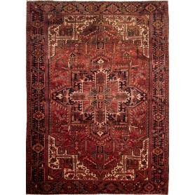 Tappeto Gorawan Persia Medaglione Rosso Blu 258x352 Cm