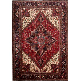 Tappeto Gorawan Persia Geometrico Rosso Blu 205x291 Cm