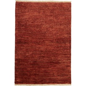 Tappeto Shayan Pakistan Astratto Rosso Bordeaux 79x115 Cm