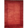 Tappeto Shayan Pakistan Tinta Unita Rosso Terracotta Bordeau