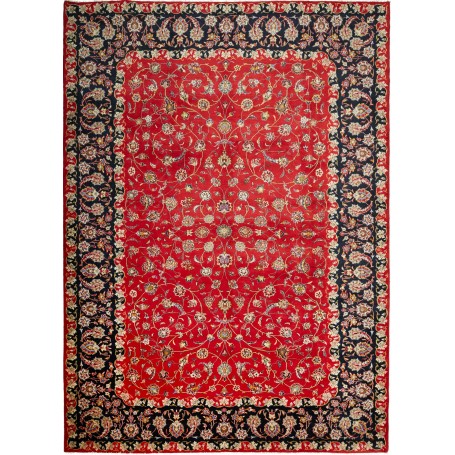 Tappeto Ardakan Persia Medaglione Rosso Blu 250x350 Cm