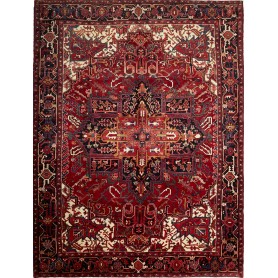 Tappeto Gorawan Persia Medaglione Rosso Blu 257x340 Cm
