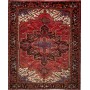 Tappeto Gorawan Persia Geometrico Rosso Nero 278x340 Cm