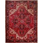 Tappeto Gorawan Persia Geometrico Rosso Blu 260x346 Cm
