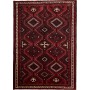 Tappeto Lori Persia Geometrico Rosso Nero 180x254 Cm