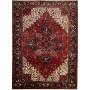 Tappeto Gorawan Persia Medaglione Rosso Blu Scuro 215x290 Cm