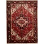 Tappeto Gorawan Persia Medaglione Rosso Abrash Avorio 220x30
