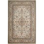 Tappeto Kashan Persia Medaglione Crema Blu 200x306 Cm