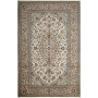 Tappeto Kashan Persia Medaglione Crema Blu 200x304 Cm