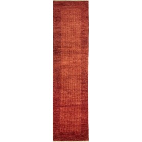 Tappeto Shayan Pakistan Tinta Unita Terracotta Arancio Bruci