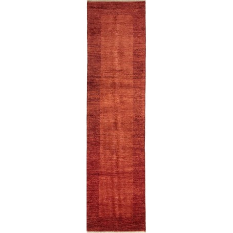 Tappeto Shayan Pakistan Tinta Unita Terracotta Arancio Bruci