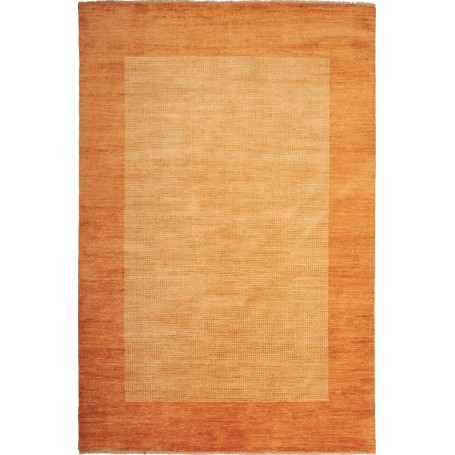 Tappeto Shayan Pakistan Geometrico Arancio Ocra 171x244 Cm