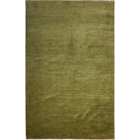 Tappeto Shayan Pakistan Tinta Unita Verde Oliva 169x240 Cm