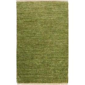 Tappeto Shayan Pakistan Astratto Verde Muschio 59x96 Cm