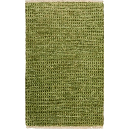 Tappeto Shayan Pakistan Astratto Verde Muschio 59x96 Cm