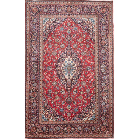 Tappeto Ardakan Persia Medaglione Rosso Blu 200x312 Cm