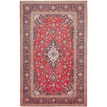Tappeto Ardakan Persia Medaglione Rosso Blu 296x398 Cm