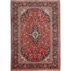 Tappeto Ardakan Persia Medaglione Rosso Blu 208x295 Cm