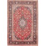 Tappeto Ardakan Persia Medaglione Rosso Blu 198x295 Cm