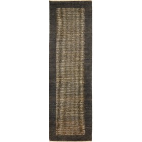 Tappeto Shayan Pakistan Geometrico Grigio Beige 76x253 Cm