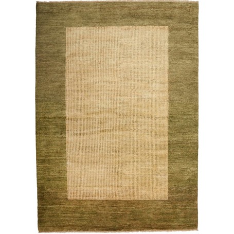 Tappeto Shayan Pakistan Geometrico Beige Verde Oliva 168x235